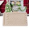 Brick Wall Texture Silicone Chocolate Mould Cake Decor Kitchen Baking Accessory