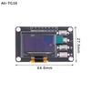 1Pc 0.96-inch OLED Display Screen White/blue 12864 Screen Module With Matrix 4 Key Interfaces Keyboard IIC SSD1315