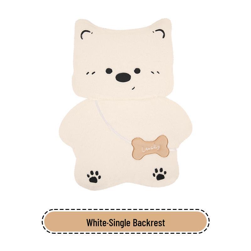 Kreskówkowy Pluszowy Zimowy Poduszka na Fotel Samochodowy dla GAC GS3, GS4, GS4PLUS