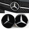 Hot Car Sticker Mercedes Benz Grill Emblem For W204 W205 W212 W213 X156 X253 W166 W176 W177 W167 W117 X167 W246 Star Badge Car F