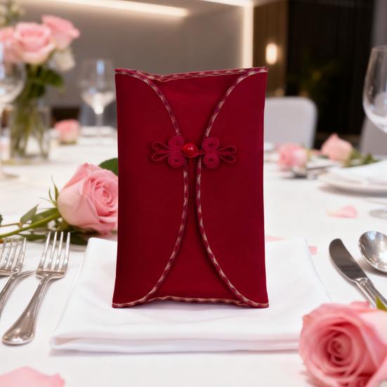 Chinese Red Envelopes for Wedding Large Traditional Red Pocket Lucky Money Hong Bao for Newlyweds Bride Groom