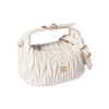 Miu Miu Matelassé Logo Lambskin Tote Bag Women handbags White 5NE026_AFPP_F0009