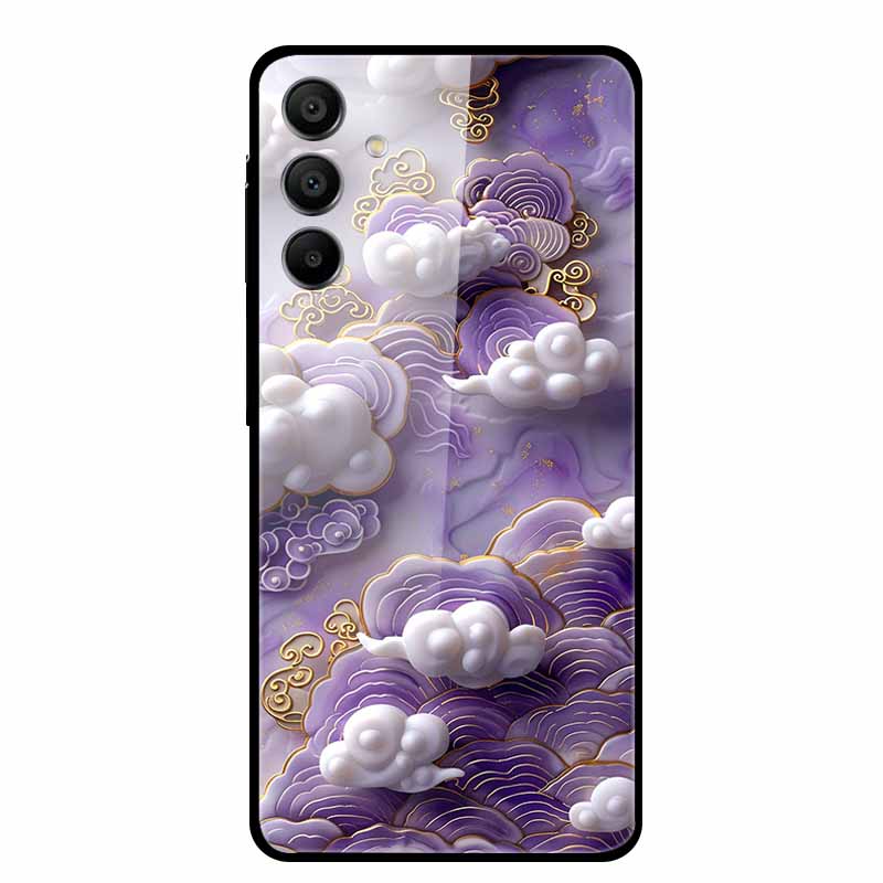 For Samsung A16 5G Case Back Hard New Cover for Samsung Galaxy A 16 SM-A166B Tempered Glass Case Funda Cool Designed Girls Capa