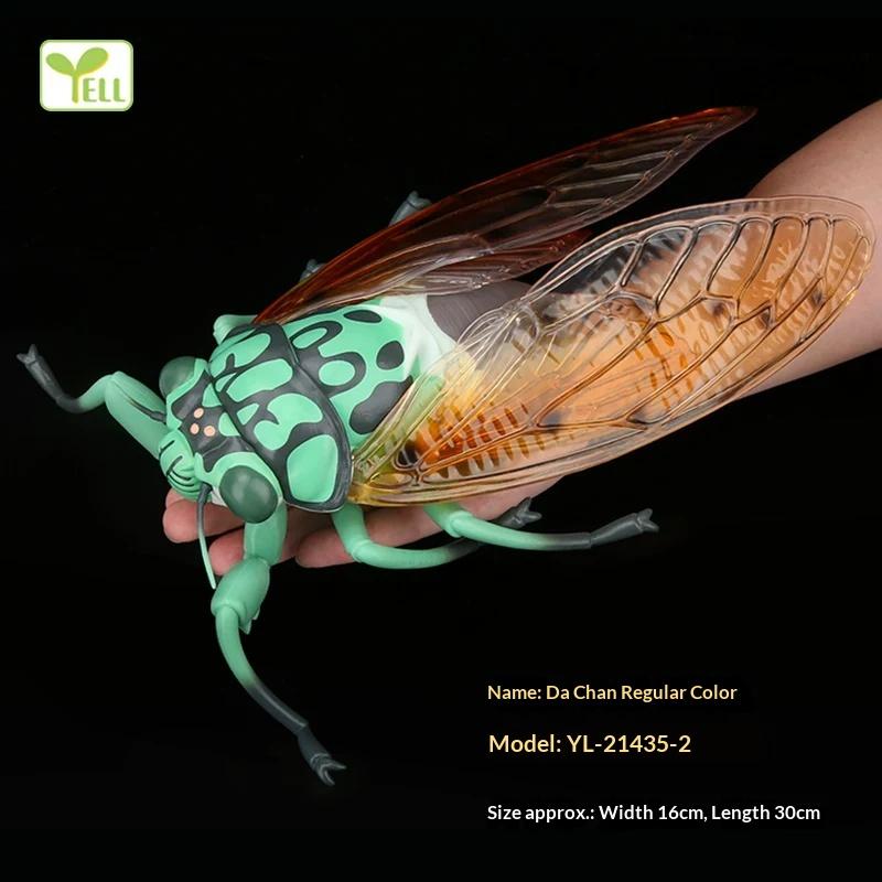 Realistic Insect Figure Collection Set Wasp Mantis Cicada Pupa Rhinoceros Beetle Nature Model Toy Gift For Fans Collectors