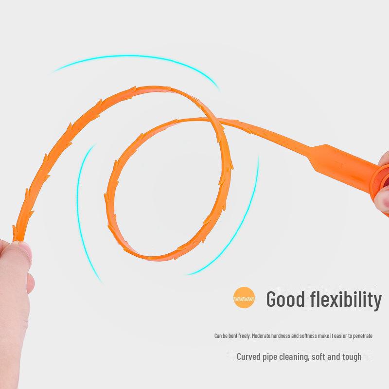 Household Sink & Bathroom Hair Dredging Tool: Sewer Cleaning Hook & Brush