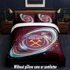 Set Biancheria da Letto West Ham United Football Design 1 Copripiumino + 2 Federe Morbido Traspirante Biancheria da Letto per la Casa
