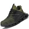 Fashion Ligthweight Safety Shoes Men Mesh Breathable Work Shoes Anti-smash Puncture Proof Work Safety Boots Man Steel Toe Sneaker Male