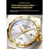 Top Brand Quartz Waterproof Calendar Fashion Men's Watch through Bottom Wrist Watch