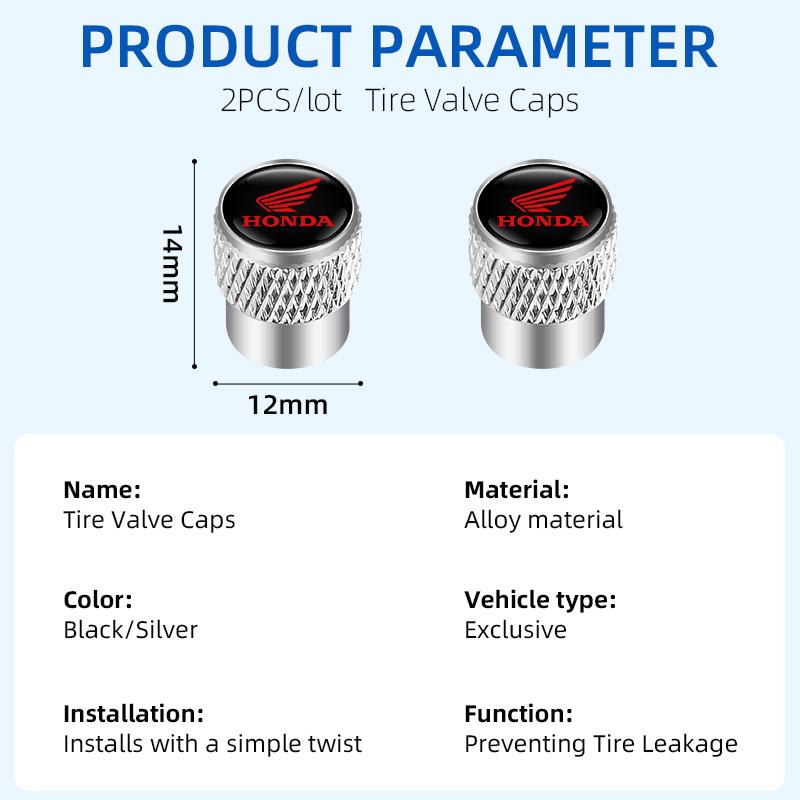 2Pcs Motorcycle Accessories For HONDA Hornet CB600F CB600 CB599 Goldwing Gl1800 Hornet 600 Tire Valve Air Port Stem Cover Caps