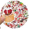 10 30 50 100PCS Cartoon Cute Santa Claus Christmas Graffiti Stickers Scooter Laptop Guitar New Year Decoration Decals Sticker F5
