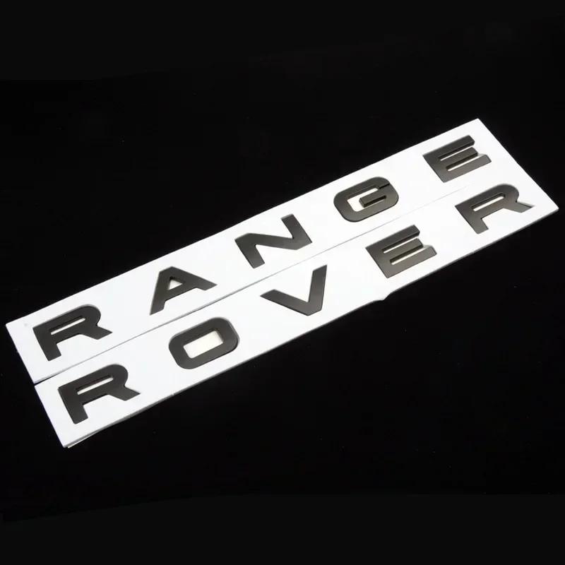 Lettere Logo 3D in ABS Emblema per Cofano Auto Adesivo per Cofano Per Range Rover Emblema L320 L322 L405 L494 Vouge Discovery Evoque Accessori