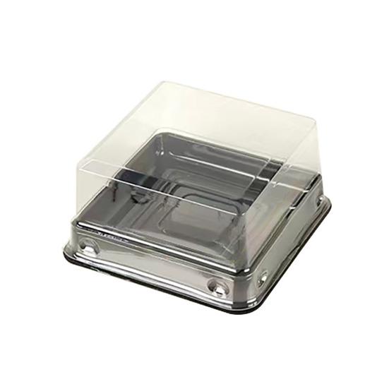 Набор из 50 шт коробок для упаковки тортов прозрачные пластиковые мини-коробки для кексов с надежной крышкой подарочная коробка для выпечки для маленьких тортов пирожных десертов печенья J 780₽