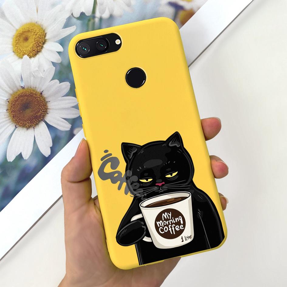 Für Xiaomi Mi 8 Lite Hülle 6,26" Mode Landschaft Mädchen Bumper Weiche Silikon Handyhülle Für Xiomi Mi 8 Lite Funda Mi8Lite Tasche