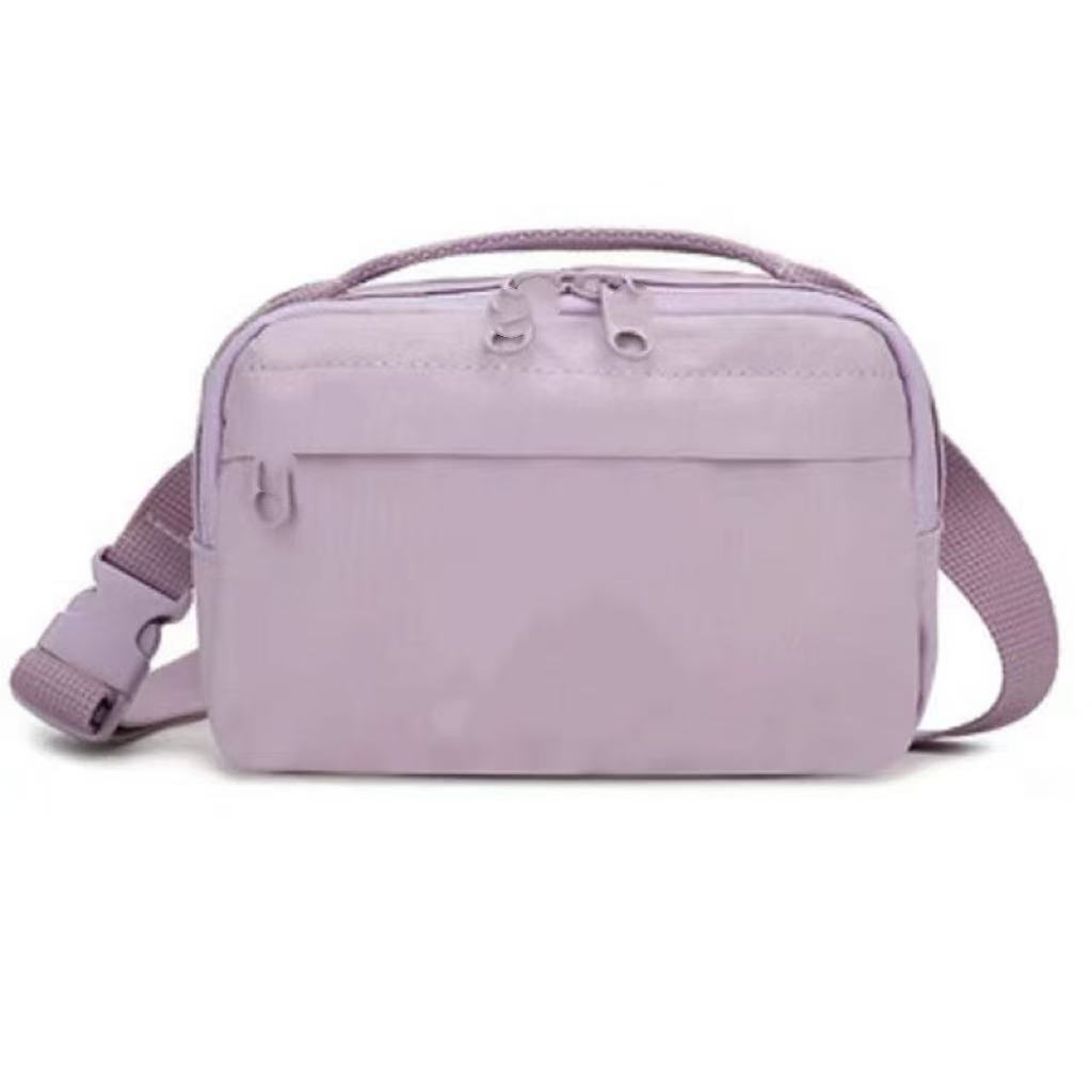 

Chest Bags Fashiable Shoulder Fox Mini Bag Outdoor Travel Sports and Fitness Portable Waist Bag Crossbody 14x9x18cm лавандовый
