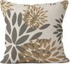 Light Brown Leaf Geometric Cushion Cover for Car Living Room Sofa Bedroom Home Decor, Pillowcased,(1)