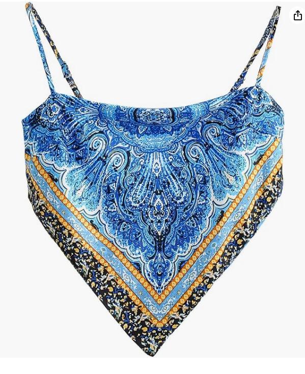 

Весна 2024 Европейский и Американский Атласный Топ на Одно Плечо с Принтом для Женщин Medium королевский синий