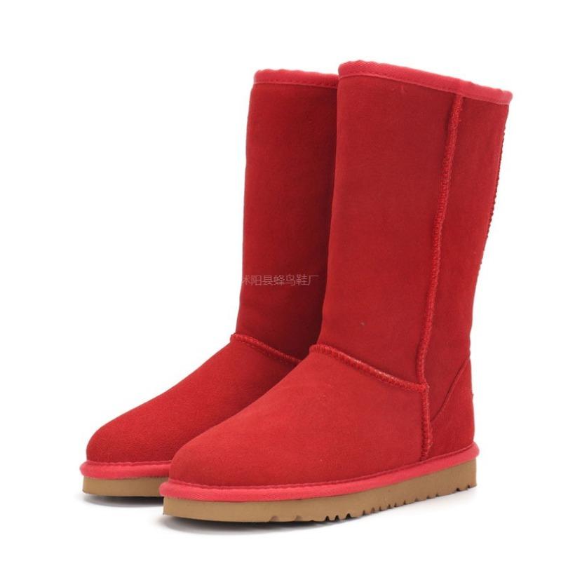 5815 Tall Snow Boots Women's Fleece Thickened Sangpo Snow Cotton Women's Boots Snow Shoes Fluffy Boots Ug