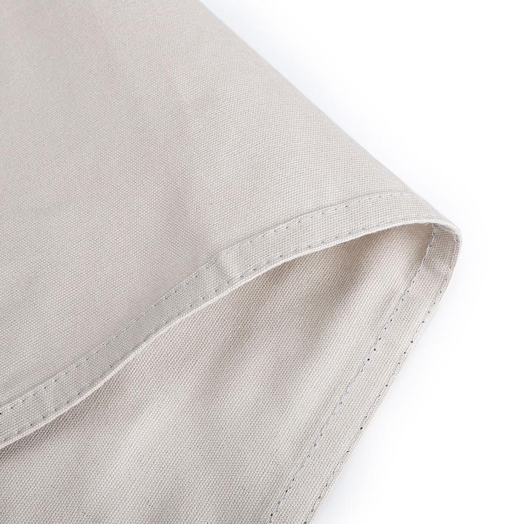 Cotton Canvas Sofa Armrest Side Pocket Organizer for Remote Phone Storage 82x36cm