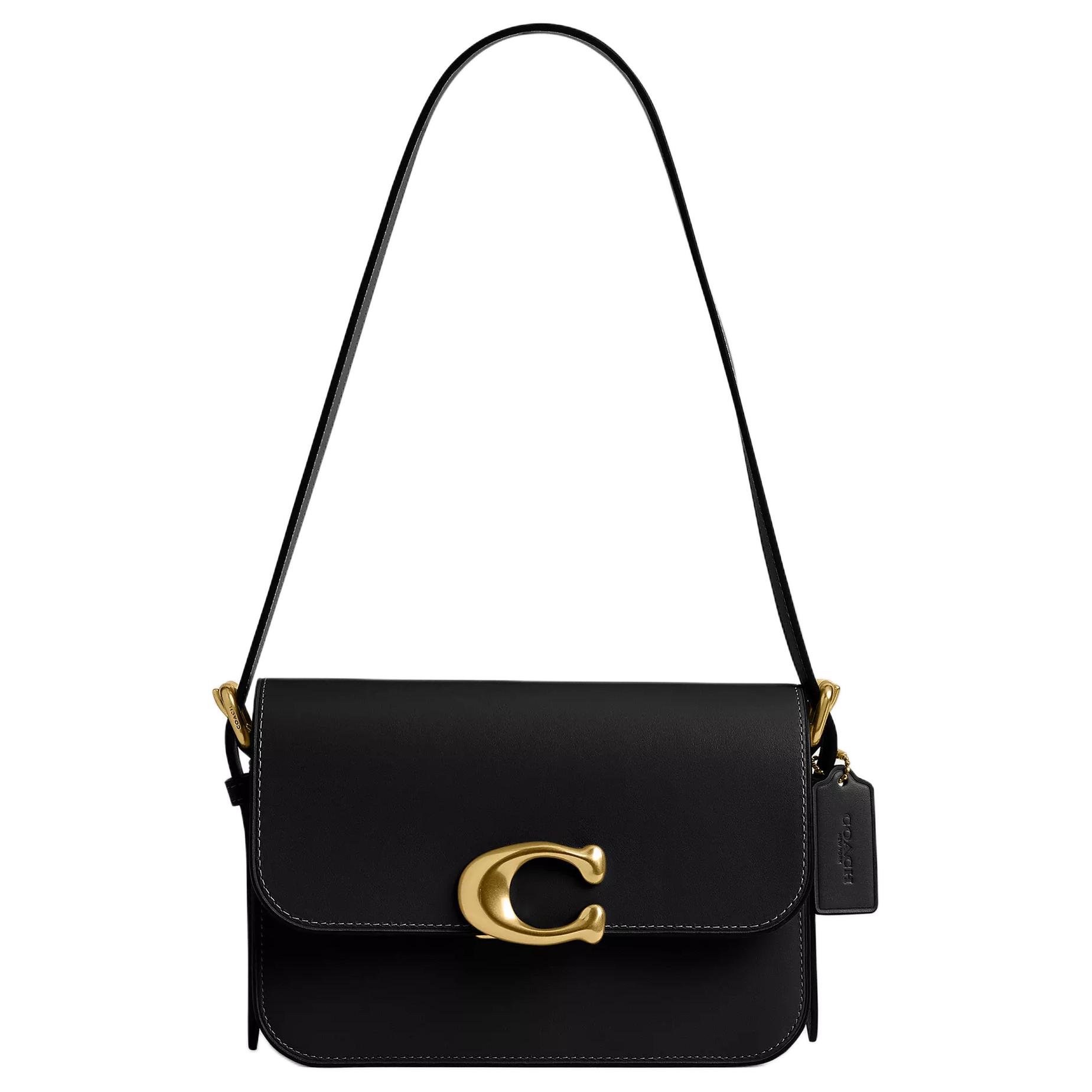 

Coach Sage 22 Adjustable Shoulder Strap Leather Shoulder Bag Women Shoulder Bag Black CAM17-B4BK Basic Set (Bag+Dust Bag)
