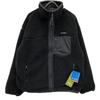 Columbia Black PM3437-010 Chicago Avenue Reversible Fleece Jacket Jacket L Black X grayUsed