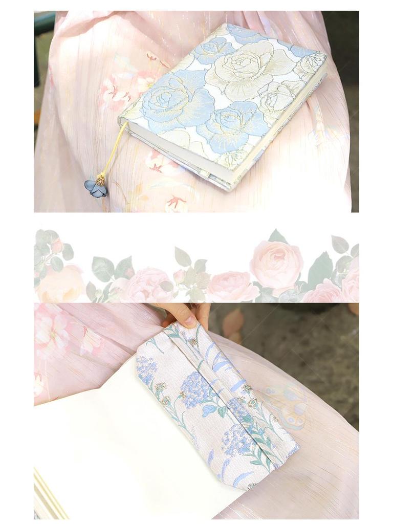 Dandelion Brocade Handmade A5 Notebook Cover
