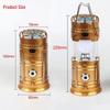 Portable Solar-Powered Fan Light with Rechargeable Battery for Camping - Handheld and Retractable