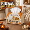 1pc Vintage Vehicle Tissue Box - Pickup Truck Gnome Pumpkin Napkin Storage Box, Suitable for Rolls/facial Tissues/single Sheets,available for Fall Hom