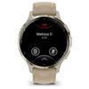 Garmin Venu 3s smartwatch 1.2 inch AMOLED French Gray/Softgold