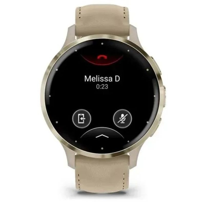 Garmin Venu 3s smartwatch 1.2 inch AMOLED French Gray/Softgold
