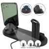 4 in 1 kabelloser Ladeständer für Apple Watch iPhone 14 13 12 11 Pro Max Airpods Pro Qi Schnellladegeräte Dockstation für Samsung S23 S22 Ultra