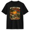 Men's My Give A Damn Is Broken Life‘s Too Short To Pretend T Shirt Pure Cotton Clothes Casual Short Sleeve Crew Neck Tee Shirt