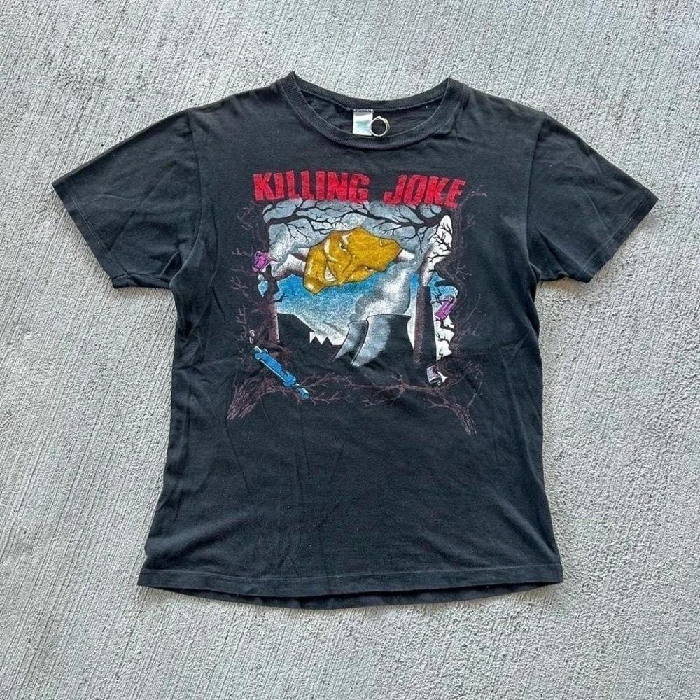 Винтажная футболка KILLING JOKE 1984 года, размер Medium, футболка группы S