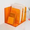 Organizador de Archivos Acrílico para Escritorio, Portadocumentos para Oficina en Casa, Organizador de Libros para Cartas, Documentos, Cuadernos, Carpetas, Bolsos, Correo