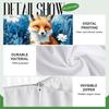 Fox Oil Painting Cushions Pillowcase Printed Polyester 45X45Cm Throw Pillow Cover Decorative Sofa Cushion Pillowslip Home Decor