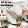 10Pcs Shoe Storage Artifact: Transparent Shoe Box, Shoe Cabinet, Layered Storage Box, Double-layer Shoe Rack, Folding Shoe Rack