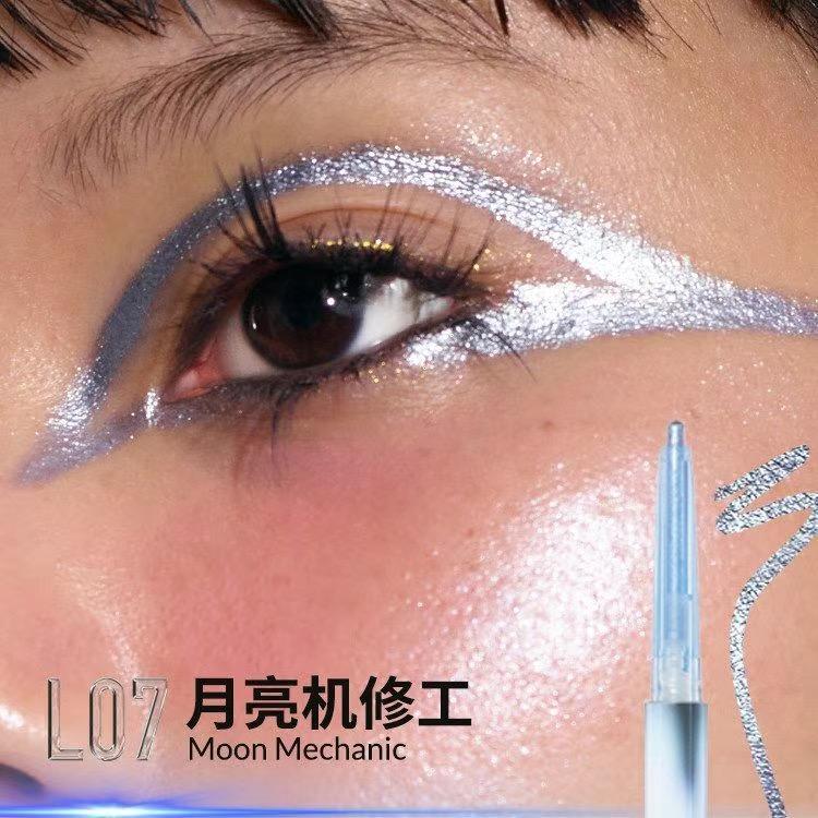 Kaleidos Eyeliner Gel Pencil Waterproof Chameleon Colour Long Wear Glitter Metallic Waterproof Eye Pen High Pigment Eyeshadow