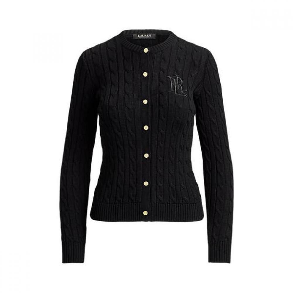 Lauren Ralph Lauren Cable Knit Cotton Blend Cardigan Wmlrswes6820926001 XS