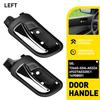 Front&Rear Interior Door Handle Driver Side LH for 2003-2007 Honda Accord Sedan