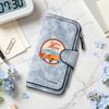 Retro Travel Pattern Purse Fashion Casual Long Wallet Portable Card Holder