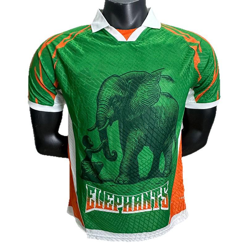 Ivory Coast Special Edition World Cup 26-Player Green Short-Sleeve Football Jersey Large зелёный