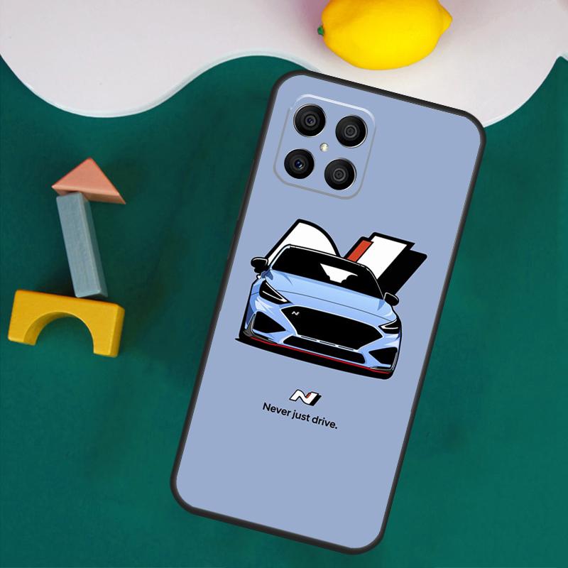 Blue Car I30N Case For Honor 200 Lite 50 70 90 X9a X8a X8 X9 X8b X9c X9b Honor Magic 5 6 Pro 7 Lite Cover