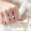 VENTFILLE 925 Sterling Silver Zircon Star Wings Ring For Women Cute Romantic Aesthetic Sweet Elegant Jewelry Gift Dropshipping