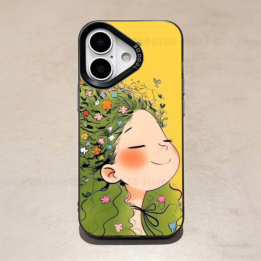 

Illustration Friends Case For IPhone 11 12 13 14 15 16 17 Pro Max XS X XR Cover iPhone17promax