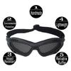 1PC Outdoor Eye Protective Comfortable Safety Glasses Goggles Anti Fog with Metal Mesh/PC Len for Paintball Hunt