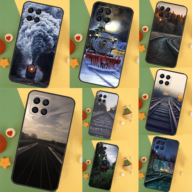 Train Rail Sunlight For Samsung Galaxy M53 M33 M13 M14 M34 M54 M12 M32 M52 M20 M15 M55 M31s M30s M21 M51 Case