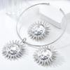 Summer Sunflower Jewelry Set: Necklace & Earrings Combo | Trendy European & American Style