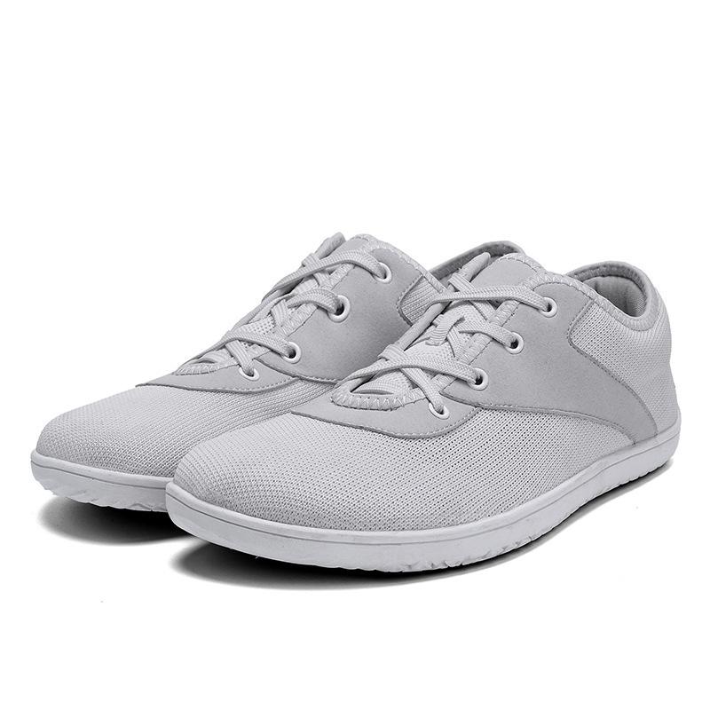 

New fashionable wide-toe barefoot casual shoes for outdoor hiking non-slip shoes for men and women 47 світло-сірого кольору