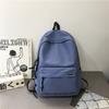 Schoolbag Simple Solid Color Computer Backpack Female University High School Schoolbag Mori Large-capacity Campus Nylon Backpack Manufacturer
