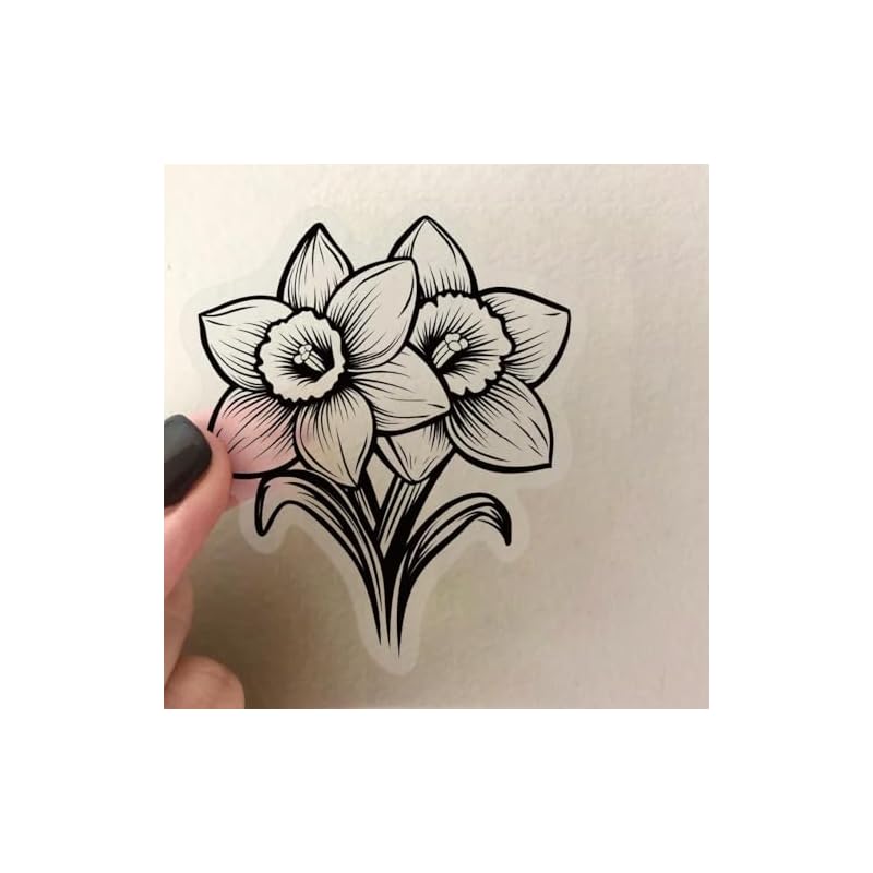 50 Blatt Schwarze, Transparente, Wasserdichte Pflanzenaufkleber, Blumen- und Pflanzenaufkleber für Scrapbooks, Tagebücher, Bastelarbeiten, Harzkunstprojekte, Planer,