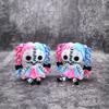 Jointed Gothic Horror Doll with Pigtails - 3D Printed Cute Demon Girl Gift